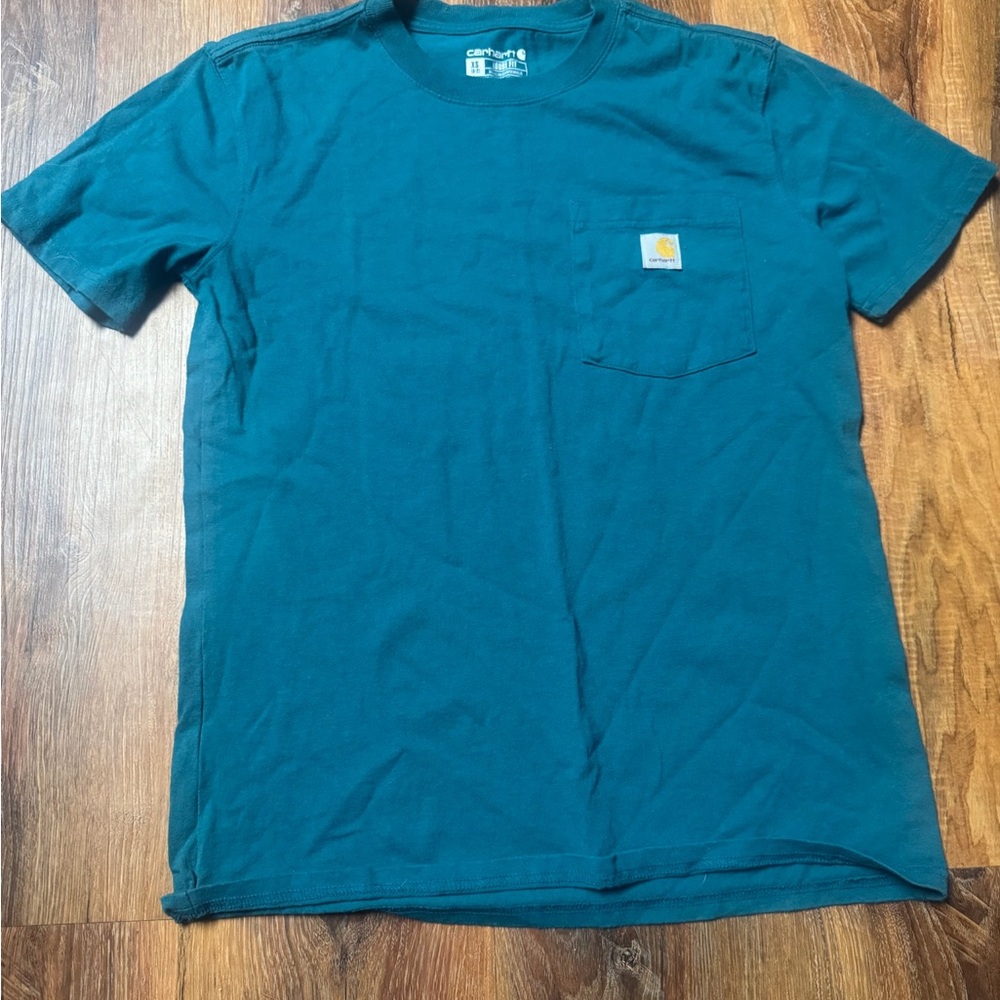 Carhartt Unisex XS Blue Pocket T-Shirt